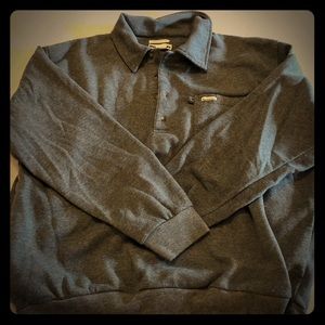 Men’s Weatherman XL Gray Polo Sweatshirt EUC